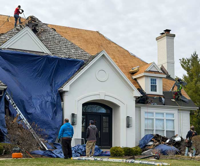 First Choice Roofing roof replacement services around Fox Point Wisconsin